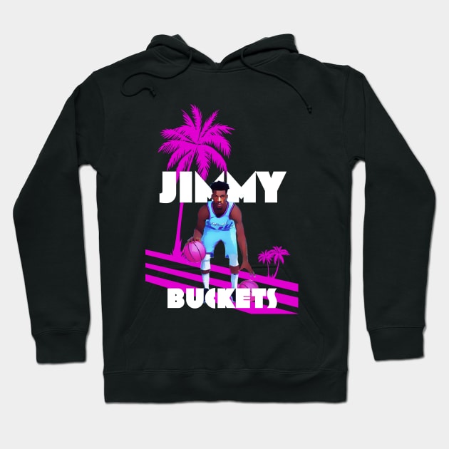 Jimmy Buckets Basketball Hoodie by Buff Geeks Art